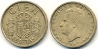 Hiszpania 100 Pesetas - 1985r ... Monety