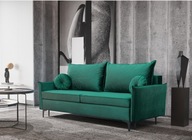 Glamour sofa rozkładana kanapa poso velvet 215 LEO