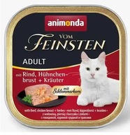 ANIMONDA Vom Feinsten Classic Cat wołowina, pierś z kurczaka, zioła 100g