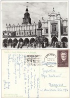 Kraków Pomnik Adama Mickiewicza Sukiennice 1960r.