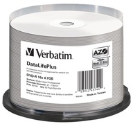 Płyta Verbatim DVD-R 4,7 GB 50 szt. AZO do nadruku