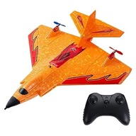 DÁLKOVĚ OVLÁDANÉ LETADLO ORANŽOVÉ NA DÁLKOVÉ OVLÁDÁNÍ 2.4 GHz RC DOSAH