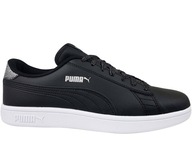 PUMA SMASH BUTY DZIECIĘCE TRAMPKI TENISÓWKI CZARNE