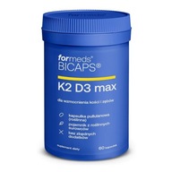 BICAPS VITAMÍN K2 D3 MAX 60 KAP ZDRAVÉ KOSTI KĹBY IMUNITA | FORMEDS