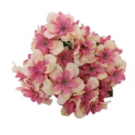 1 bukiet sztucznych kwiatów Symulacja hortensji Prawdziwe łodygi Różowe
