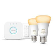 Philips Hue White ambiance Zestaw startowy: 2 inteligentne żarówki E27 (110