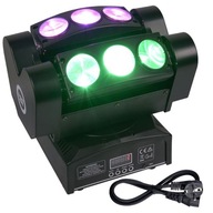 GŁOWA RUCHOMA GŁOWICA LED EFEKT DYSKOTEGKOWY LIGHT4ME SPIDER HEAD 6x10