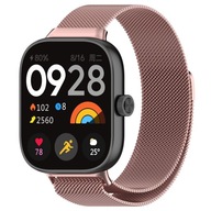 Pasek Bizon ze stali nierdzewnej do Xiaomi Redmi Watch 4/Band 8 Pro, opaska