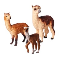 Alpaca Figúrky Miniatúrne Kolekcia Hračiek Sada Darčekových Lamov pre Dz