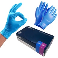 Jednorazové NITRILové rukavice EASYCARE modré ZARYS 100 ks veľ. XS