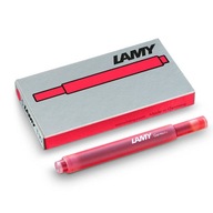 Naboje atramentowe (5 sztuk) Lamy T10 czerwone