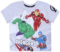 Sivé melanžové tričko s hrdinami AVENGERS Marvel 18-24 m 92 cm
