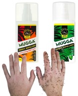 Zestaw Spray na komary Mugga Deet 50% 75 ml + MUGGA SPRAY 9,5% DEET 75ml