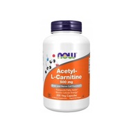 Now Foods Acetyl-L-karnitín 500 mg Nervový systém Mozog 200 kapsúl