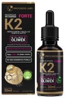 Progress Labs Prírodný vitamín K2 MK-7 FORTE 30 ml Zrážanie krvi Kosti