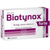 Biotynox Forte lek z biotyną 10mg włosy skóra 60x