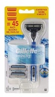 Gillette Mach3 Start - AQUA GRIP+3 x nożyk + maszynka - Oryginał