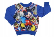 BLUZA MYSZKA MIKI MICKEY DLA CHŁOPCA DŁ. RĘKAW 128