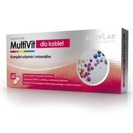 ActivLab Multivit Witaminy i minerały dla Kobiet 60 kapsułek MULTIWITAMINA