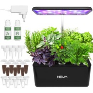 Zestaw do uprawy hydroponicznej HEVA doniczka lampa do wzrostu roślin LED