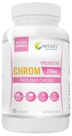 Wish Chróm Pikolinian Chróm + Prebiotikum 60 kaps Cholesterol Chudnutie