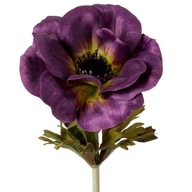 Piękny sztuczny kwiat dekoracyjny ciemny fiolet 53 cm