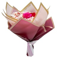 Pachnący bukiet cukierków Rafaello róże mydlane prezent urodziny imieniny