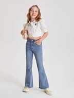 SHEIN JEANSY DZIEWCZĘCE DZWONY CASUAL 146 ŁŁB