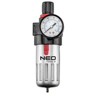 NEO 14-732 Filtr odwadniacz 1/2",z reduktorem ciśnienia, metalowa obudowa
