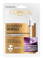 L'Oréal Odbudowująca maska do twarzy w płacie 55 +