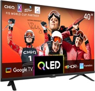 Telewizor ChiQ L40QG7V 40" QLED Full HD HDR Google TV Frameless Dolby Audio
