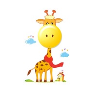 LAMPKA DZIECIĘCA KINKIET GIRAFFE 0,6W LED naklejki