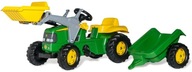 Traktor John Deere Łyżka Przyczepa Rolly Toys