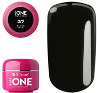 SILCARE Base One COLOR UV gel lak na nehty 37 Black Jack 5g