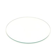Tvrdené sklo na dosku alebo stôl tvar okrúhle priehľadné Ø 60 cm