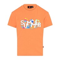 Koszulka dziecięca pomarańczowa 134