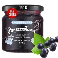 KONFITURA PORZECZKOWA z CZARNEJ PORZECZKI PORZECZKA bez CUKRU 190g słoik