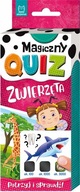 Magiczny quiz zagadki dla dzieci zwierzęta karty 7l+