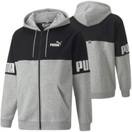 Bluza męska sportowa na zamek kapturem PUMA FULL-ZIP bawełniana dresowa XS