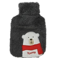 TERMOFOR POLIÉSZTER TÉLI MINTÁS 850 ML 28X18 CM ANTRACIT