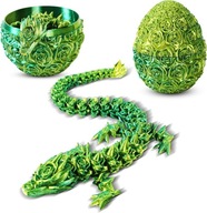 3D vytlačené dračie vajcia, hračkárske draky