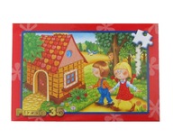 PUZZLE 35 DIELIKOV 22x15 SKLADAČKA JANKO A MARGARÉTA