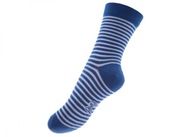 EMEL Ponožky ESK100-61 23-26 Modro-biely opasok