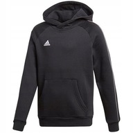 Bluza Adidas Core 18 Hoody JR czarna CE9069 r. 128