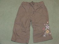 Spodnie z haftem na podszewce 3-6m Mothercare