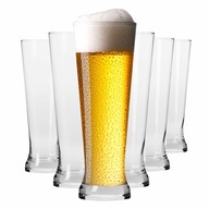 KROSNO Mixology szklanki do małego piwa pszenicznego 300ml - biały karton