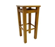 Kuchynský hoker 55 cm 30x30 jednoduchá pevná stolička