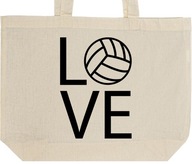 LOVE VOLLEYBALL torba zakupy prezent