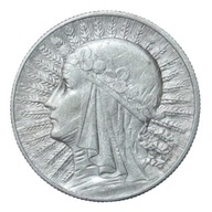 5 zł - Głowa Kobiety - 1932 rok - srebro