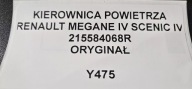 luftansaugkanal RENAULT MEGANE IV SCENIC IV